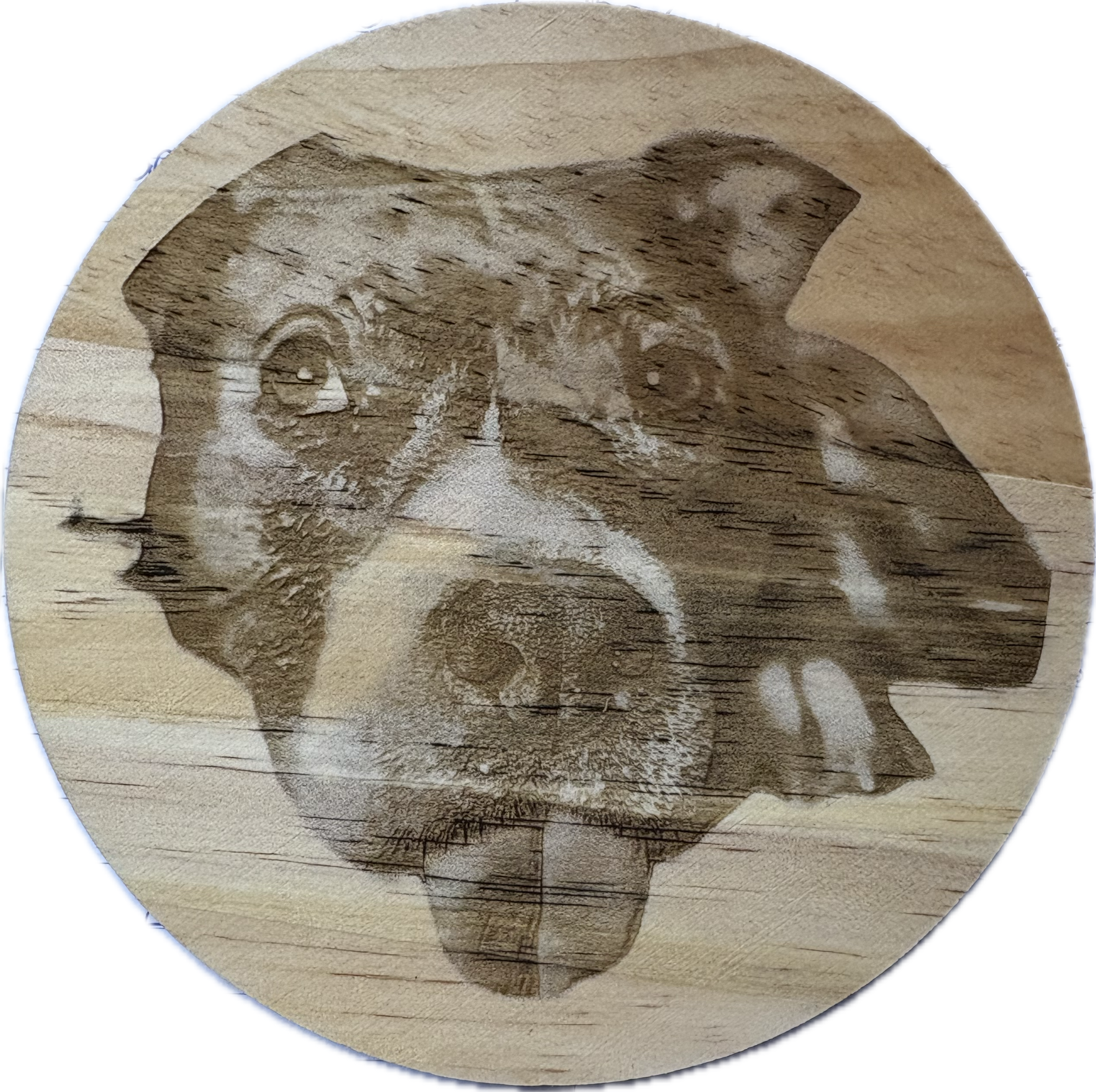 Custom Engraved 5” Wood Circle or Square
