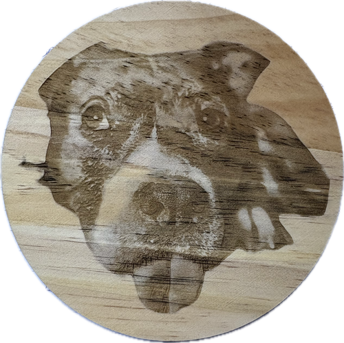 Custom Engraved 5” Wood Circle or Square