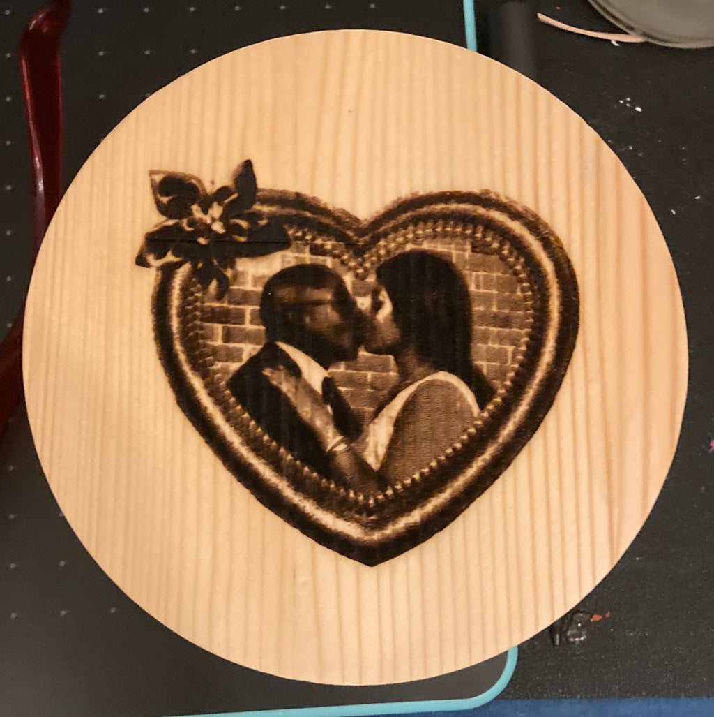 Custom Engraved 5” Wood Circle or Square