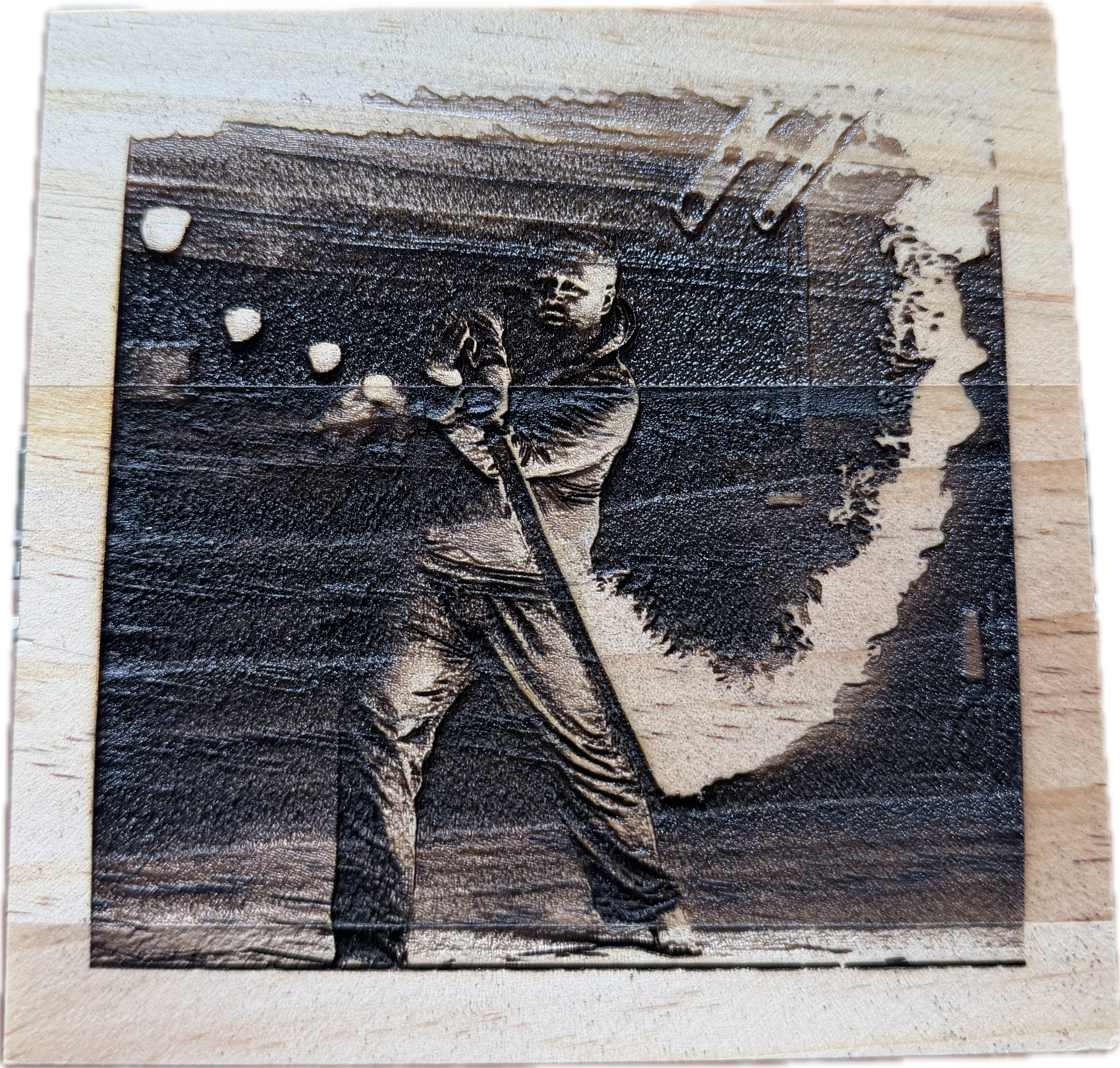 Custom Engraved 5” Wood Circle or Square